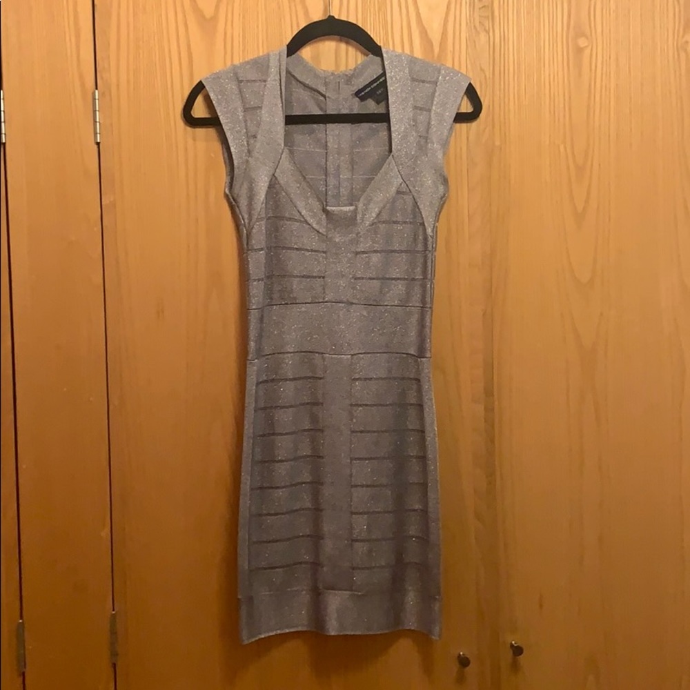 French Connection Silver Dress